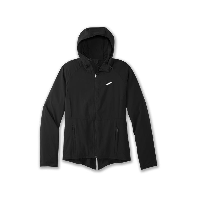 Brooks Canopy Running Jackets - Women's - Black (59106-VCAI)